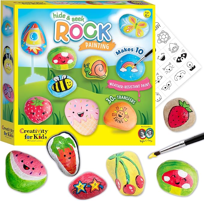 Creativity for Kids Rock Painting Kit by CreativityforKids