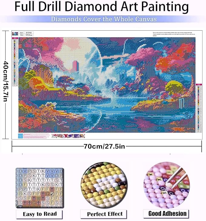 5D Large Size Diamond Art Kits for Adults Big Diamond Painting Kits for Adults - Image 3