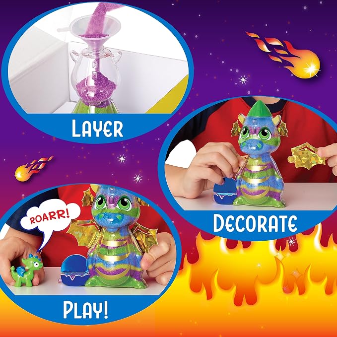 Creativity for Kids Sand Art Kit for Kids: Dragon | Peaceful Screen Free Summer - Image 3