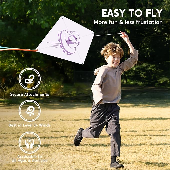 SYNCFUN 6 Packs DIY Kites for Kids - Image 6