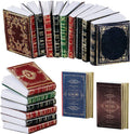 Skylety 24 Pieces 1:12 Scale Miniatures Dollhouse Books Assorted Miniatures by Skylety
