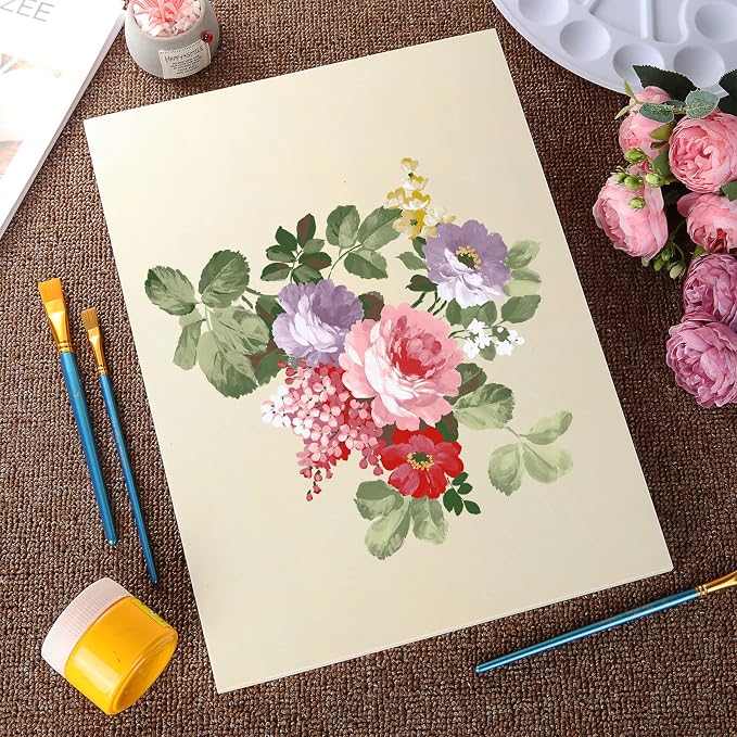 6PCS Wood Panels for Painting, 12 x 16 Inch Craft Wood Canvas Panel Boards - Image 5