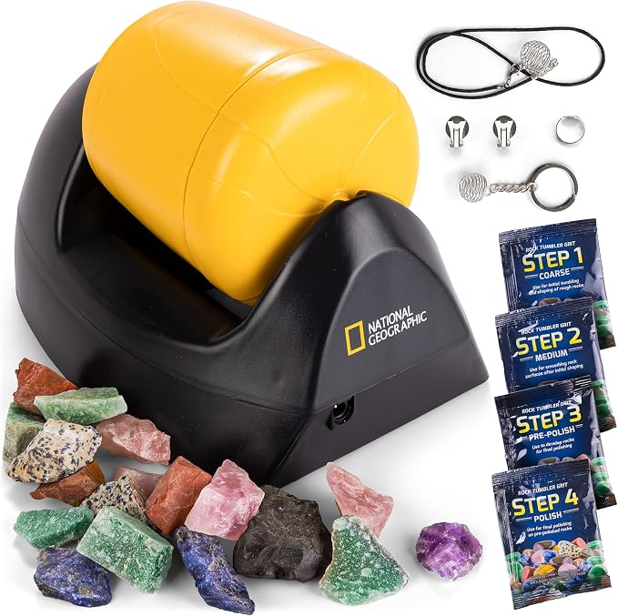 National Geographic Starter Rock Tumbler Kit by BlueMarbleToys