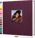potricher Large Photo Album Self Adhesive 3x5 4x6 5x7 8x10 10x12 Pictures Linen by potricher