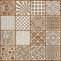Geometric Texture Stencils for Crafts Reusable 16Pcs Stencils | DIY Art by Unknown