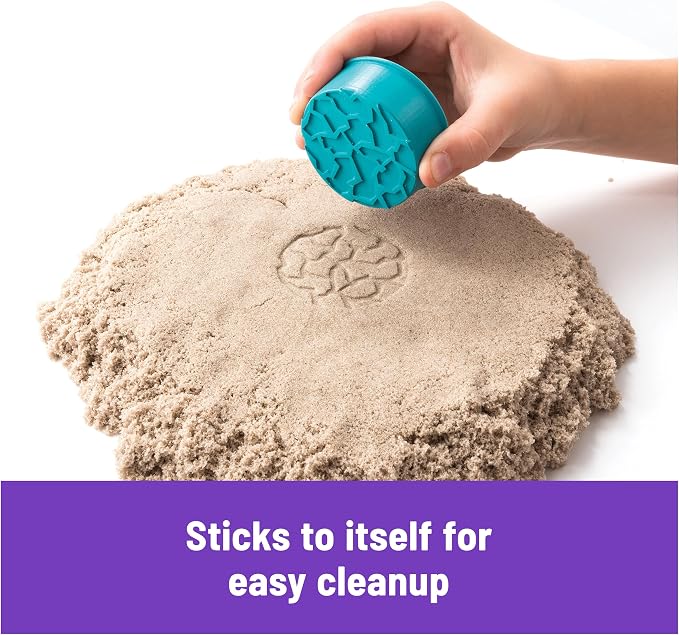 Kinetic Sand Folding Sandbox Set, Moldable Play Sand Sensory Toys, Ages 3+ - Image 7
