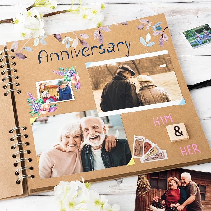 Bstorify 10 x 10 Inches Scrapbook Album - Image 7
