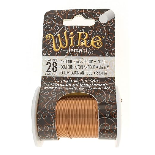 The Beadsmith Wire Elements 28-Gauge Lacquered Tarnish-Resistant Copper Wire - Image 7