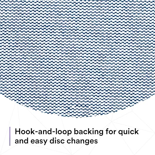 3M Xtract Net Disc 310W, 80+, 5 in, Die 500X, Pack of 50 Hook and Loop Sanding Discs, Virtually Dust-Free, Value Option for Metal, Wood, Composites, Stock Removal, and Fine Finishing