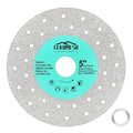 Rock Slab Grinding Disc - 5 inch Glass Cutter Disc, Granite Cutting Blade, Diamond Grinder Wheel for Rock Slab, Stone, Tile, Marble, Granite, Glass Diamond Saw Blades