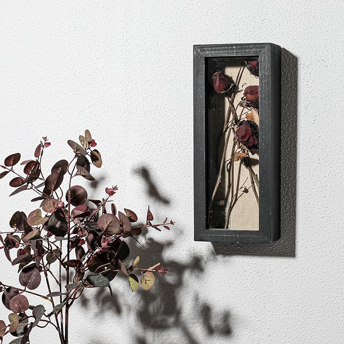 Freezing point Shadow Box Frame 5x12.5 Shadow Box Pin Display Case Cabinet - Image 7