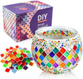 Joyclub DIY Mosaic Candle Holder Kit Mosaic Kits by Joyclub