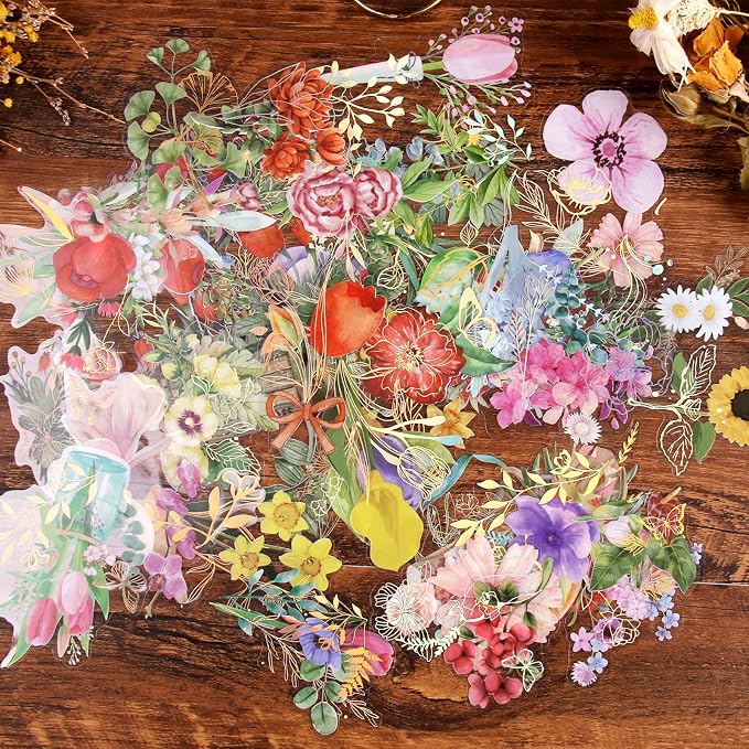 Dizdkizd Gilding Flower Stickers - Image 6