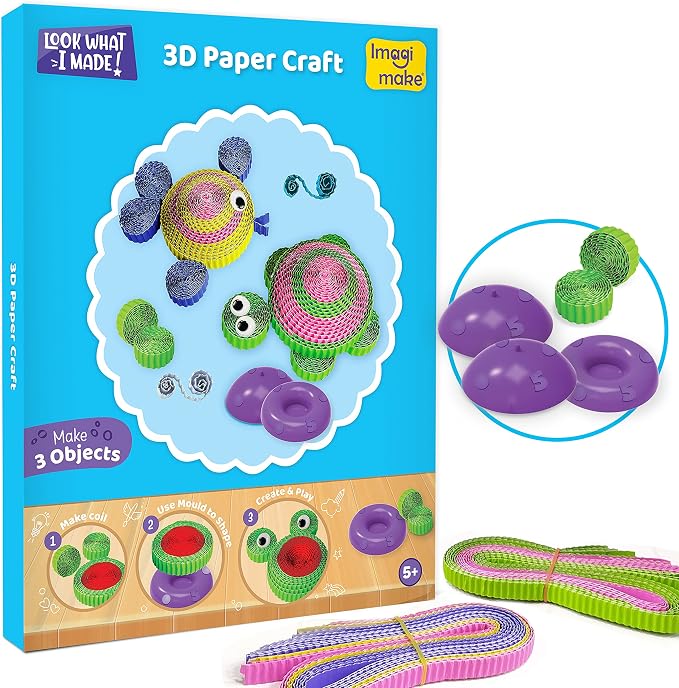 Imagimake 5-in-1 Awesome Craft Kit | Includes 15+ Projects | Crafts - Image 6