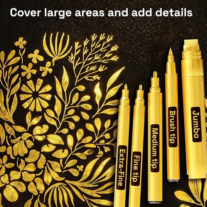ARTISTRO Gold Paint Pens - Image 6