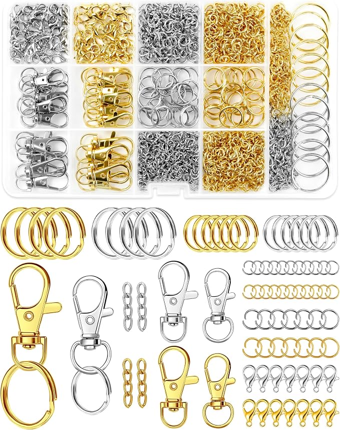 990PCS FIVEIZERO Keychain Making Kit by FIVEIZERO