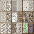 Geometric Texture Stencils for Crafts Reusable 16Pcs Stencils | DIY Art by Unknown