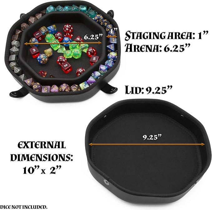 CASEMATIX Dice Tray and Dice Storage Case - Image 9