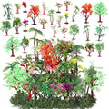 Tigeen 28 Pcs Model Trees Mixed Model by Tigeen