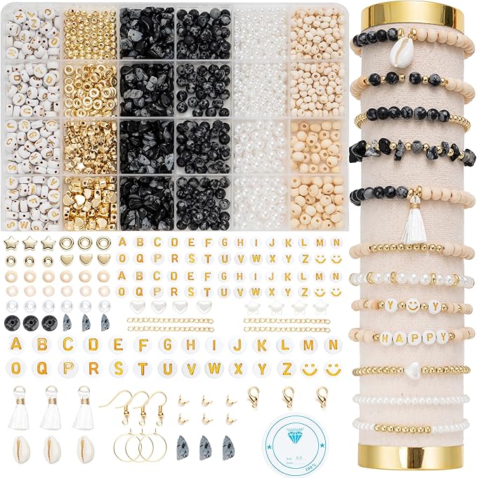 Xylise Jewelry Making Supplies Kit Natural Stone Beads by Unknown
