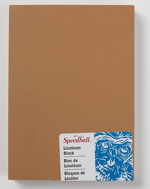 Speedball 4309 Premium Mounted Linoleum Block – Fine, Flat Surface - Image 3