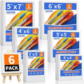 FIXSMITH Stretched Canvas for Painting, Pre-Primed Canvases Wood Framed by FIXSMITH