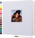 potricher 11x10.6 Inch Self Adhesive Photo Album Linen Cover 80 Pages Sticky by potricher