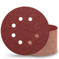 100 PCS 60 Grit 5 Inch Sanding Discs, Hook and Loop Sandpaper for Random Orbital Sander