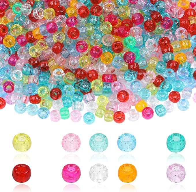 Glitter Pony Beads by KAKW