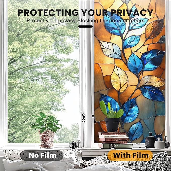 Stained Glass Window Privacy Film Static Cling - Image 5