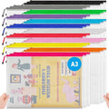 JARLINK A3 Mesh Zipper Pouch, Extra Large Waterproof File Bags, Board Games by JARLINK