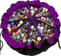SIQUK Large Dice Bag with Pockets Drawstring Dice Bag DND Dice Storage Bag Big by SIQUK