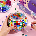 Joyclub DIY Mosaic Candle Holder Kit Mosaic Kits by Joyclub