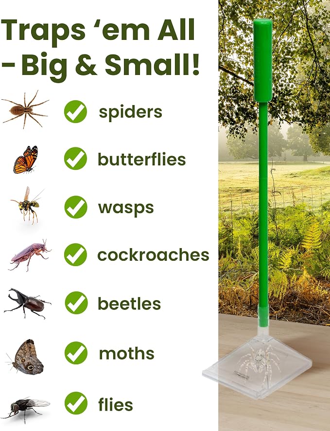 Sonic Technology Critter Cicada Spider Catcher and Release Insect Grabber - Image 5