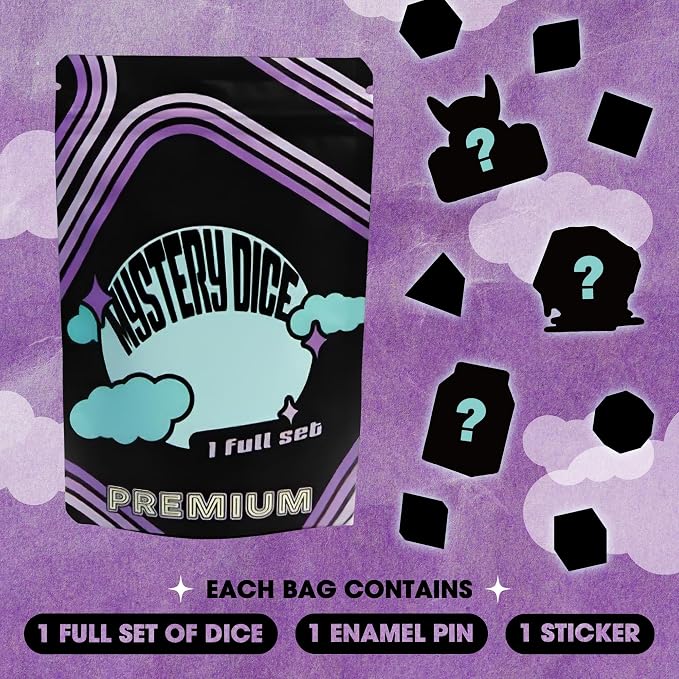 1985 Games Premium Mystery Dice, DND Dice Set, Premium RPG Dice, Suitable - Image 7