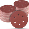 100 PCS 6 Inch Sanding Discs 240 Grit Hook and Loop Sandpaper, Round Orbital Sand Paper Discs for Sander