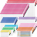 JARLINK 30 Pcs Mesh Zipper Pouch Bags, 8 Sizes Waterproof Zipper Bags | by JARLINK