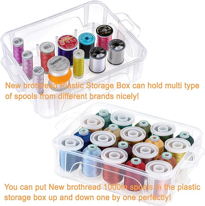 New brothread 80 Spools 500m Each Embroidery Machine Thread - Image 4