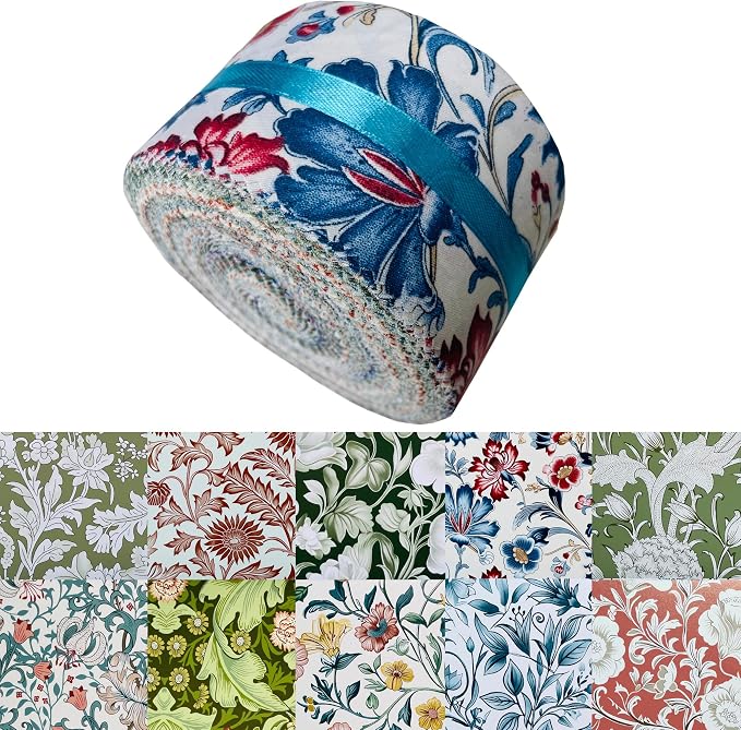 40 Strip Jelly Roll Fabric Strips - Image 3