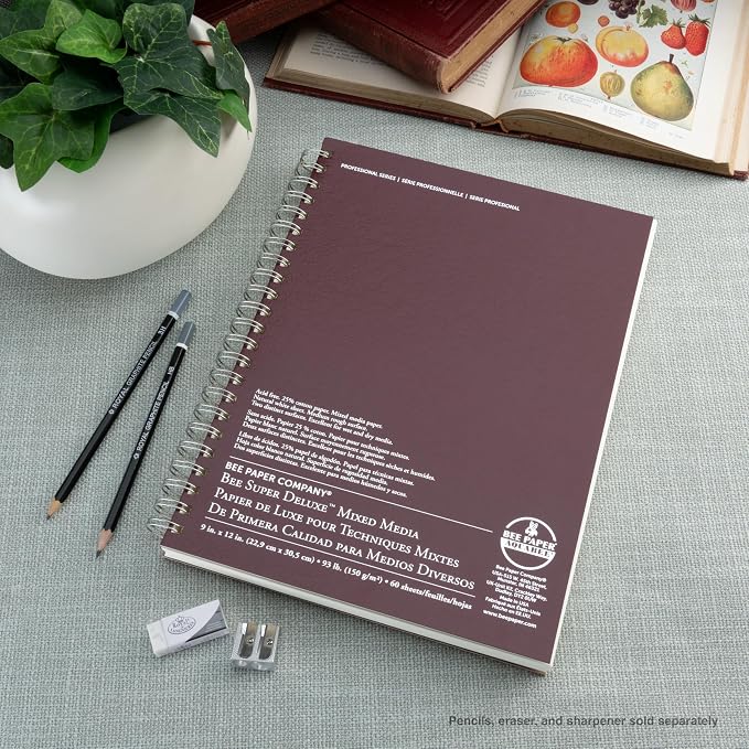 Bee Paper - 14"x 17" Super Deluxe Mixed Media Sketching Pad, 50 Sheets - Image 8
