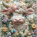 MINIWAN Highland Cow 500 Piece Puzzle by MINIWAN