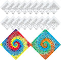 Bonuci 20/50/80/120 Pieces White Bandana Bulk by Bonuci