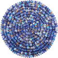150Pcs Large Hole Beads Spacer Beads Dark Blue Assorted European Craft Big by BRACELETMAKINGKIT