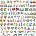 SANNIX 110Pcs Enamel Autism Awareness Charms by SANNIX