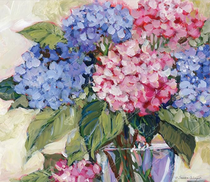 DIAMOND ART CLUB Hydrangeas Diamond Painting Kit, Fun DIY Crafts by DIAMONDARTCLUB