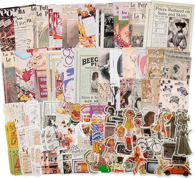 Knaid Vintage Scrapbook Supplies Pack by Knaid
