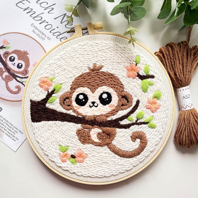 Myfelicity Punch Needle Embroidery Kit, Beginner Craft Set - Image 6