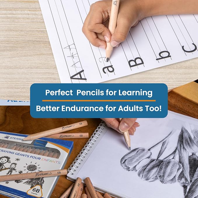 Learning Pencils for Toddlers 2-4 Years – Our Kids Pencils for Beginners - Image 3