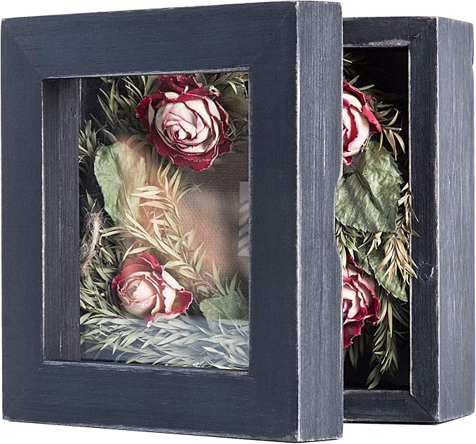 Freezing point Shadow Box Frame 5x5 Shadow Box Display Case Cabinet Picture by Freezingpoint