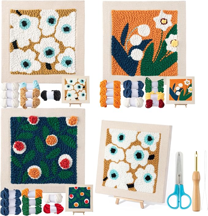 WATINC Punch Needle Kit with Frame by WATINC